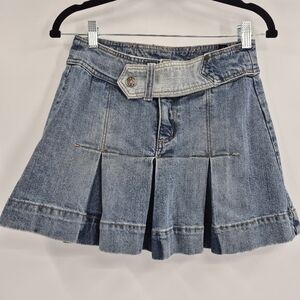 DollHouse y2k 90s retro vintage Mimi Denim Tennis Pleated Skirt Y2K waist 30